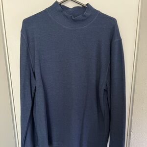Lucky Brand Navy Ribbed Turtleneck